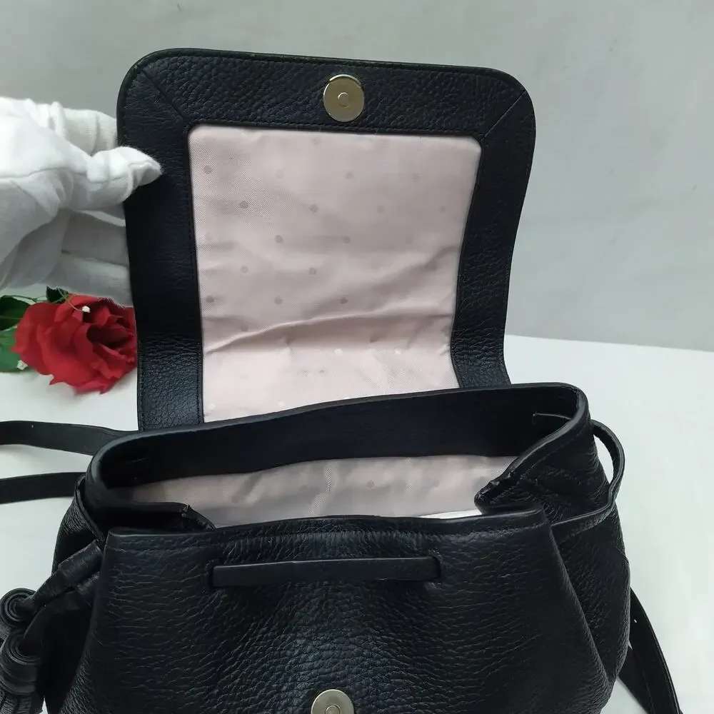 kate spade Black Leather Backpack